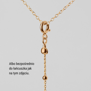 PEARL Łańcuszek na plecy z perłą