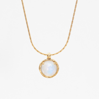AURA LUNA Naszyjnik z kamieniem do wyboru