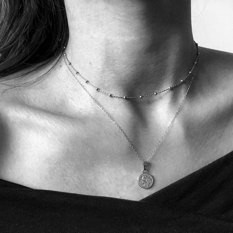 Łańcuszek z kuleczkami MY WAY typu choker