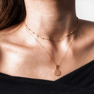 Łańcuszek z kuleczkami MY WAY typu choker