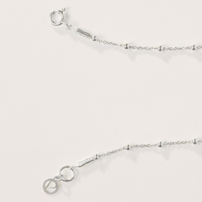 MY WAY Choker z kuleczkami srebrny