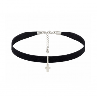 Choker Obroża z Krzyżykiem
