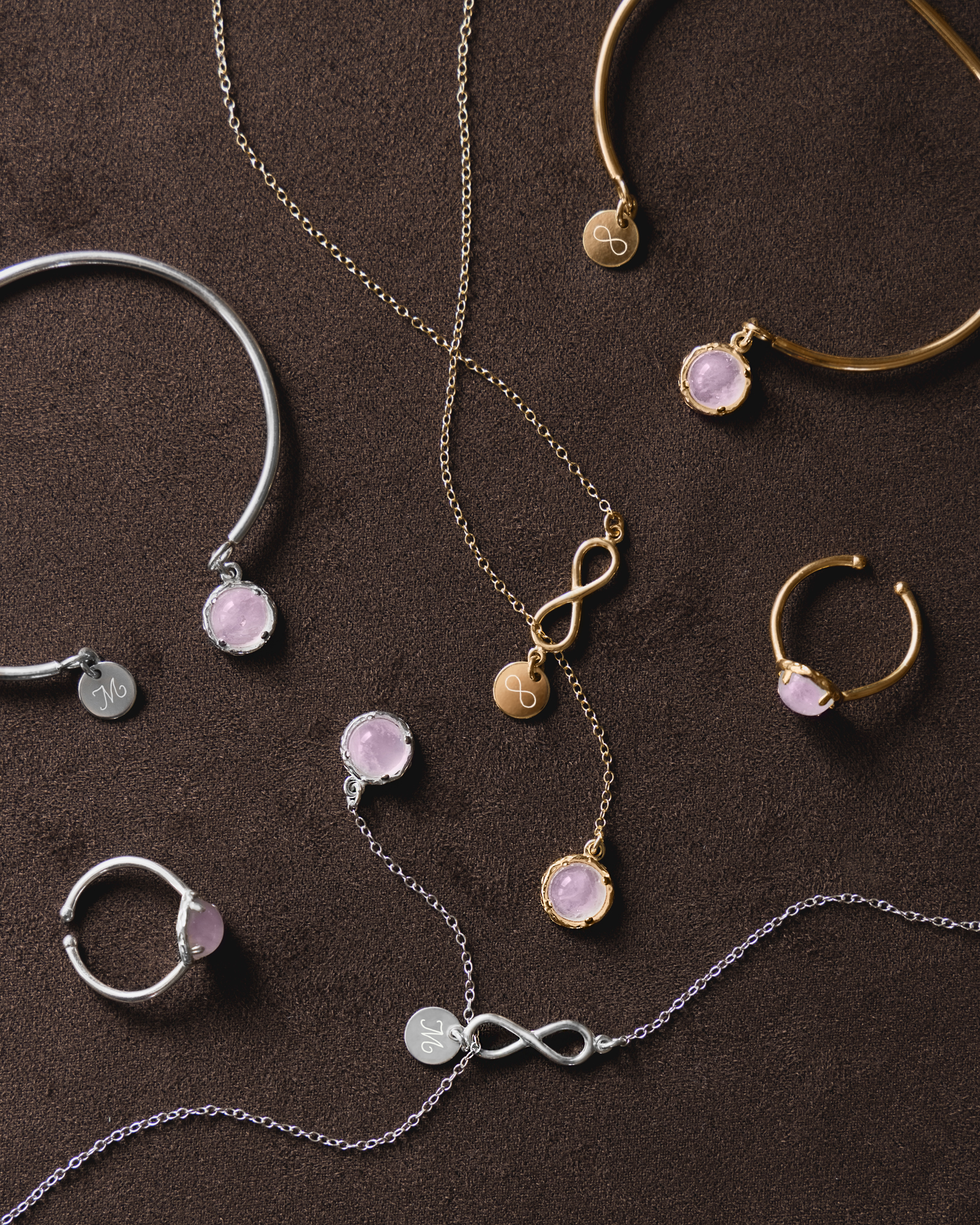 Naszyjnik z&nbsp;kamieniem księżycowym Aura Luna