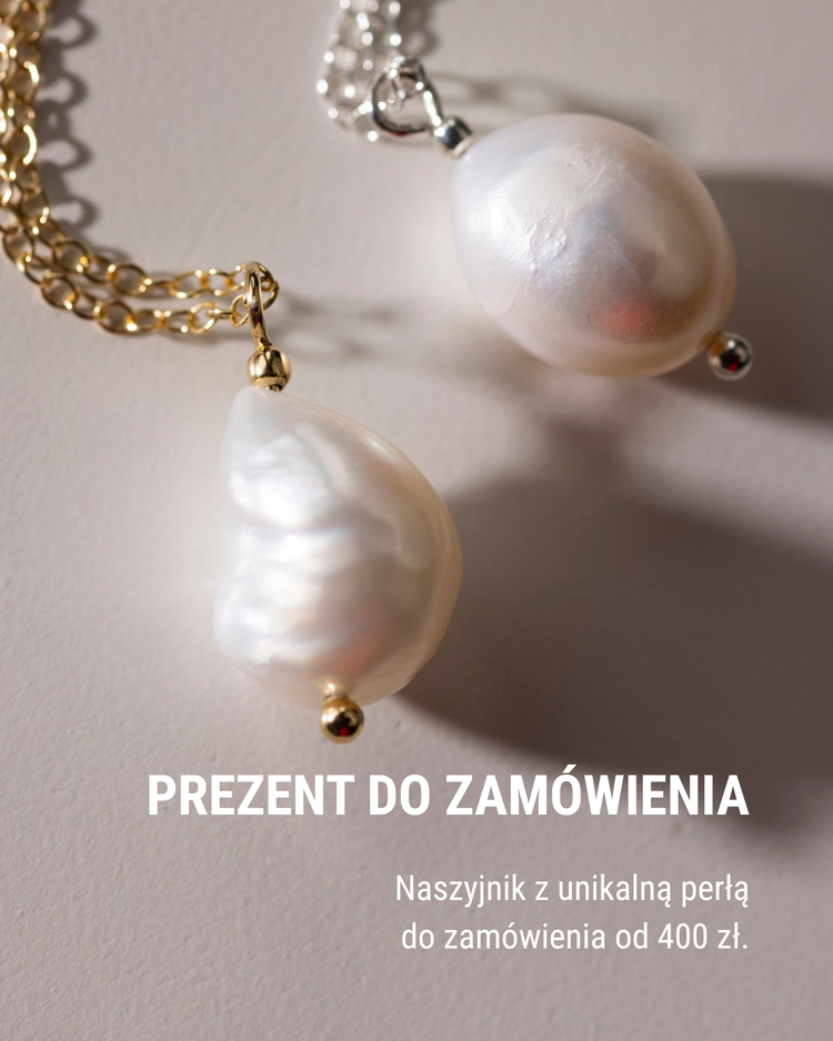 Naszyjnik z&nbsp;perłą na prezent