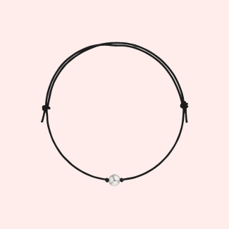 LITTLE DROP Bransoletka z kuleczką srebrną