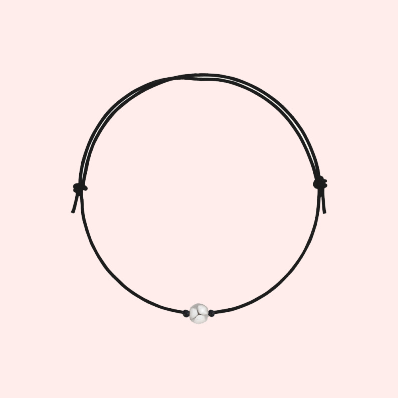 LITTLE DROP Bransoletka z kuleczką srebrną