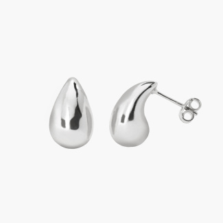 MUSE Kolczyki łezki srebrne