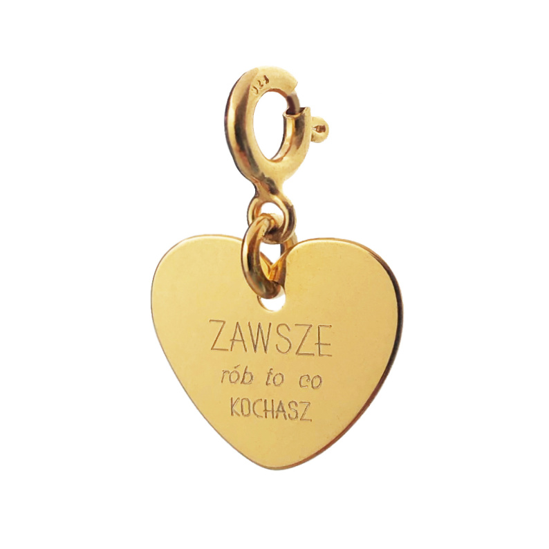 CZUŁOŚĆ Zawieszka serce z grawerem