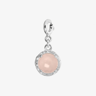 AURA ROSE Zawieszka z kamieniem do wyboru srebrna