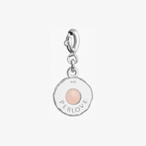 AURA ROSE Zawieszka z kamieniem do wyboru srebrna