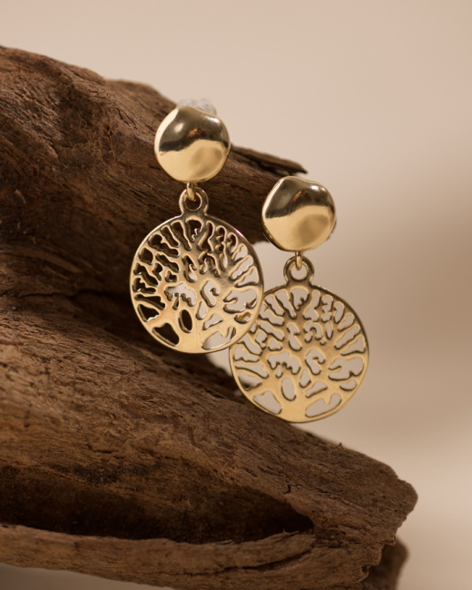 kolczyki z drzewem życia