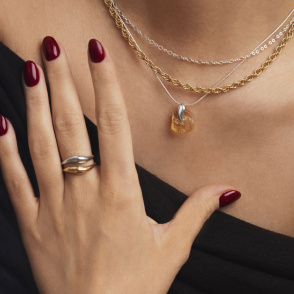 ICONIC Łańcuszek typu choker pozłacany