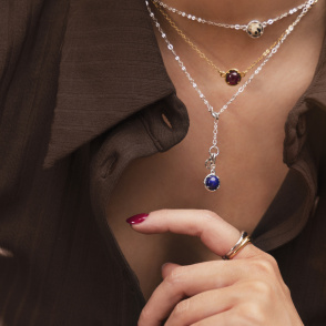 SILK CHAIN Łańcuszek typu choker srebrny