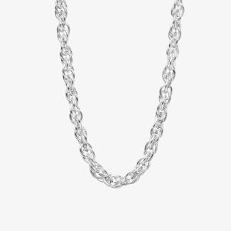 ICONIC Łańcuszek typu choker srebrny