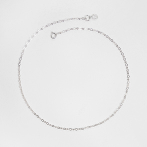 SILK CHAIN Łańcuszek typu choker srebrny