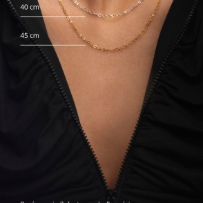 SILK CHAIN Łańcuszek typu choker srebrny