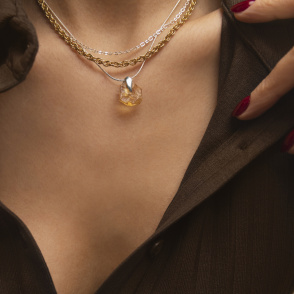 ICONIC Łańcuszek typu choker pozłacany