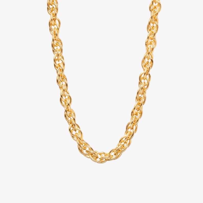 ICONIC Łańcuszek typu choker pozłacany