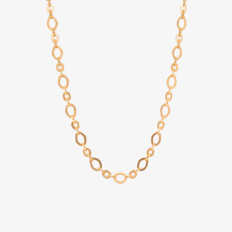 SILK CHAIN Łańcuszek typu choker pozłacany