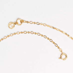 SILK CHAIN Łańcuszek typu choker pozłacany