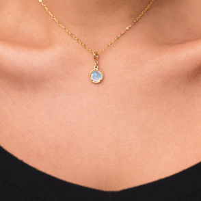 SILK CHAIN Łańcuszek typu choker pozłacany