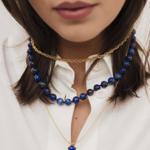 ICONIC Łańcuszek typu choker pozłacany