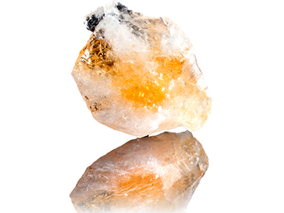Cytryn naturalny minerał do wyrobu biżuterii