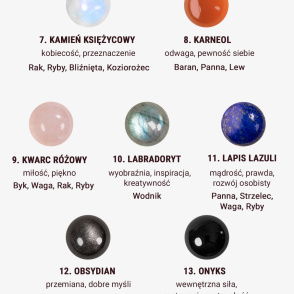 AURA GARNET Zawieszka z kamieniem do wyboru srebrna