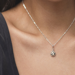 AURA ROSE Zawieszka z kamieniem do wyboru srebrna