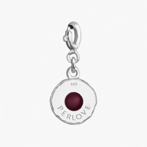 AURA GARNET Zawieszka z kamieniem do wyboru srebrna