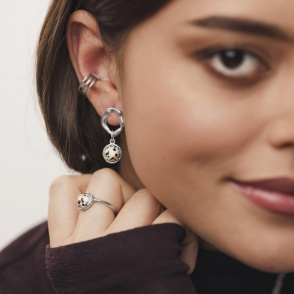 AURA JASPER Kolczyki z kamieniami do wyboru srebrne