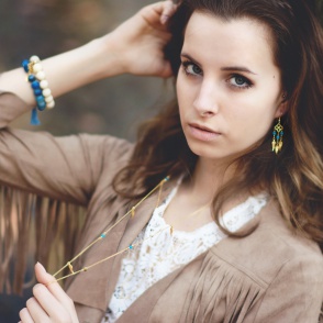 AURA JASPER Kolczyki z kamieniami do wyboru srebrne