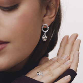 AURA JASPER Kolczyki z kamieniami do wyboru srebrne