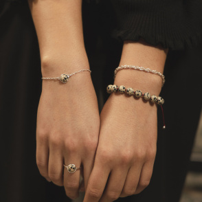 AURA JASPER Bransoletka z kamieniem do wyboru srebrna