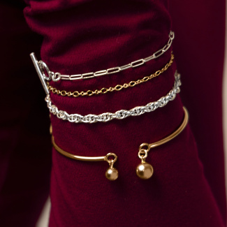 ICONIC Bransoletka z łańcuszka srebrnego