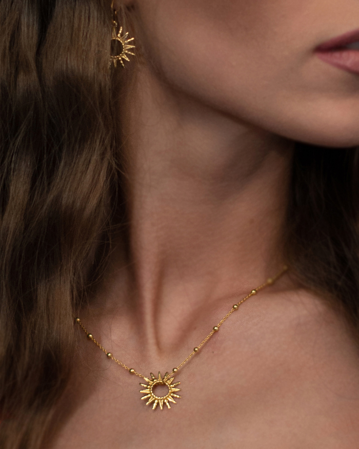 Naszyjnik i&nbsp;kolczyki Blaski ze słońcem