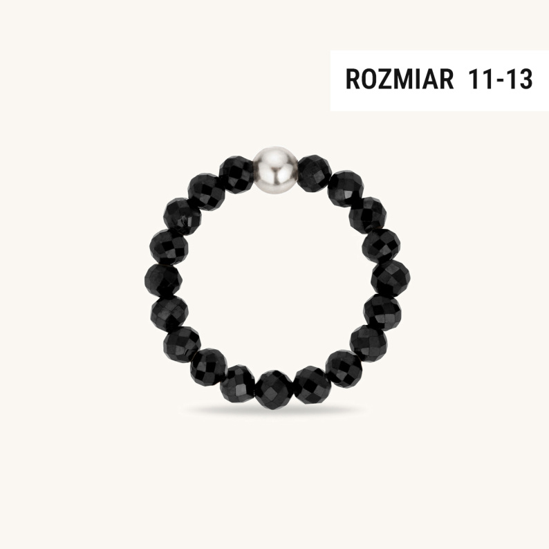 LITTLE DROP Pierścionek z kuleczką srebrną rozm. 11-13