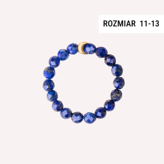 LITTLE MOON Pierścionek z księżycem pozłacanym rozm. 11-13