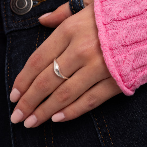 PURE Pierścionek srebrny