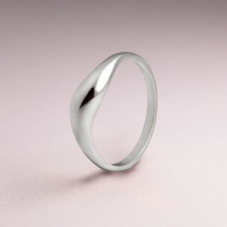 PURE Pierścionek srebrny