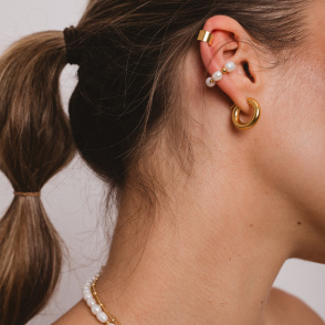 CLASSY HOOPS S 18 MM Kolczyki koła srebrne